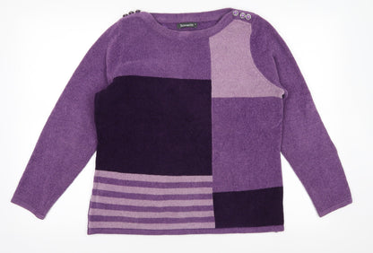 Le Bon Marché Womens Purple   Pullover Jumper Size S