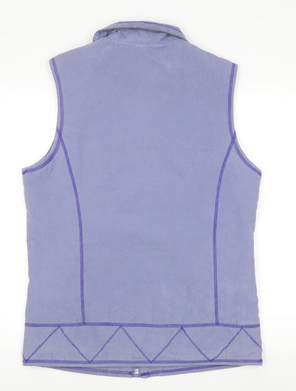 Casual & Co Womens Purple   Jacket Waistcoat Size XS