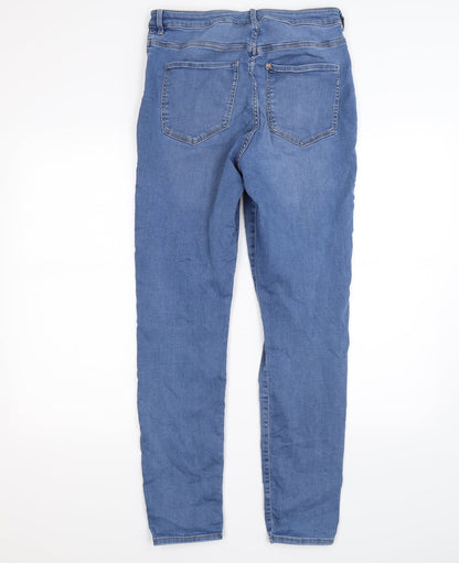 &Denim Womens Blue  Denim Skinny Jeans Size M L32 in