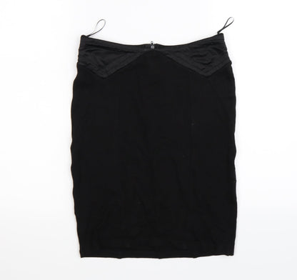 H&M Womens Black Striped  Straight & Pencil  Size 8