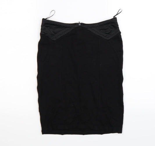 H&M Womens Black Striped  Straight & Pencil  Size 8