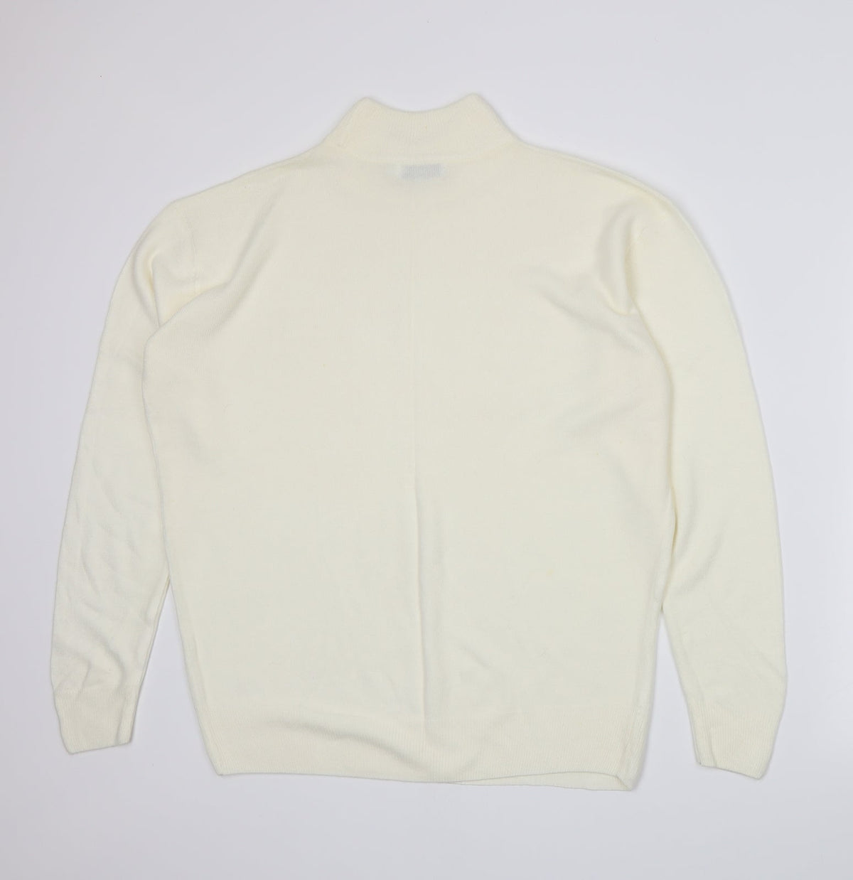 Damart Womens Ivory  Knit Pullover Jumper Size 16