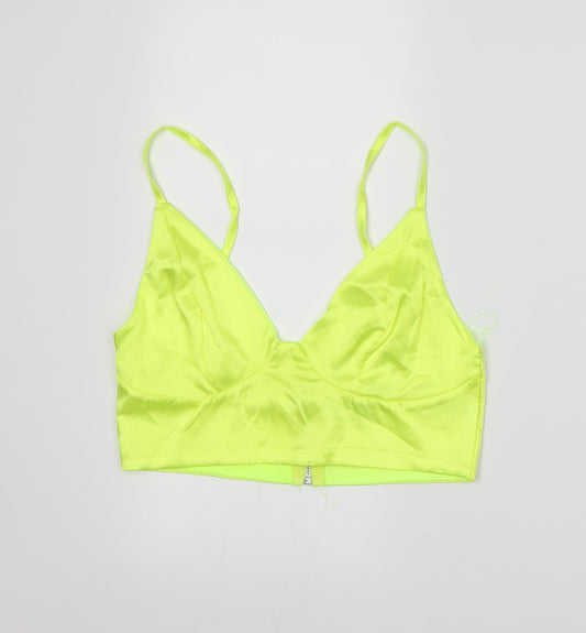 Missguided Womens Green   Camisole Tank Size 10