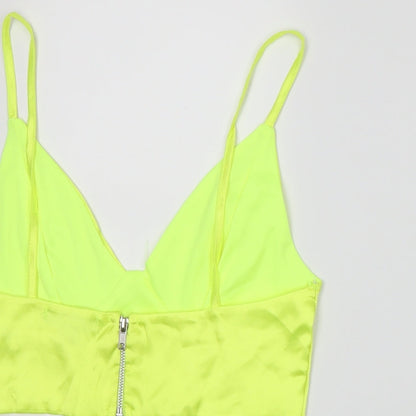 Missguided Womens Green   Camisole Tank Size 10