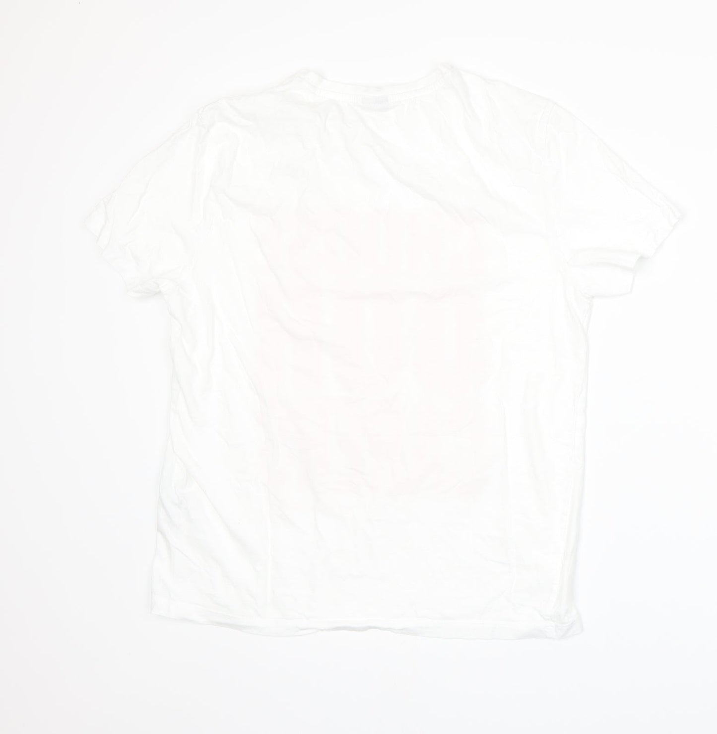 Womens UK Size S ASOS White Basic T-Shirt