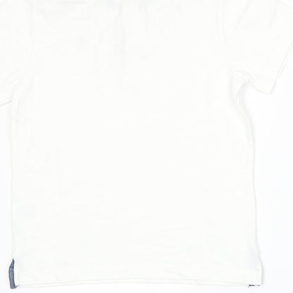 Gymboree Boys White   Basic Polo Size S