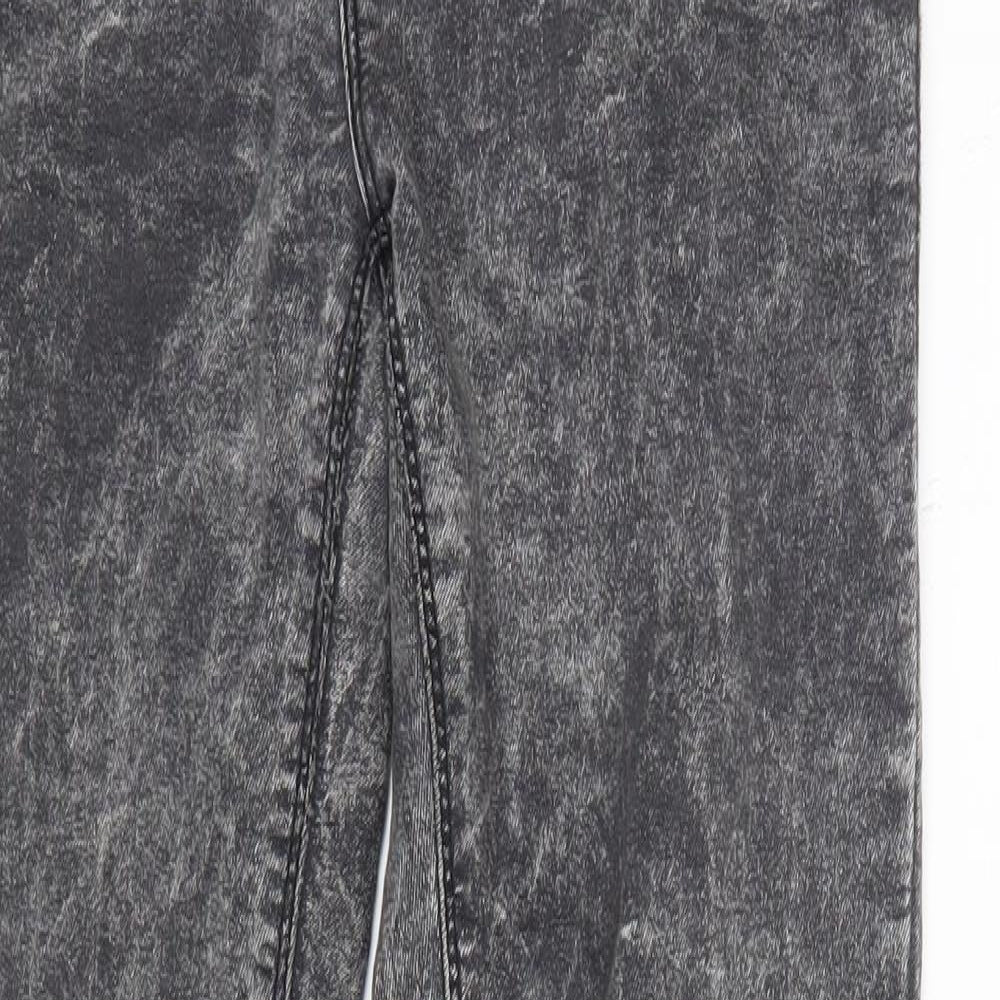 Denim Co. Womens Grey  Denim Skinny Jeans Size 12 L30 in