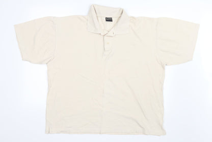Academy Mens Ivory    Polo Size 2XL