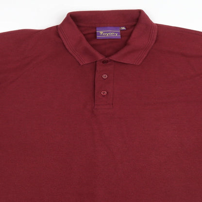 Mens UK Size 2XL Royalty Polyester Polo Shirt