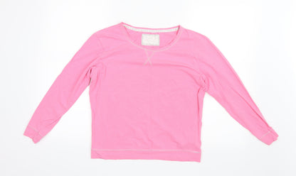 F&F Womens Pink Geometric  Top Pyjama Top Size 8