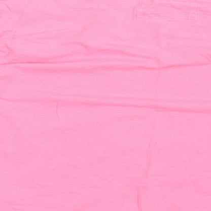 F&F Womens Pink Geometric  Top Pyjama Top Size 8