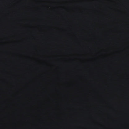 Womens UK Size XL Yessica Black Basic Blouse