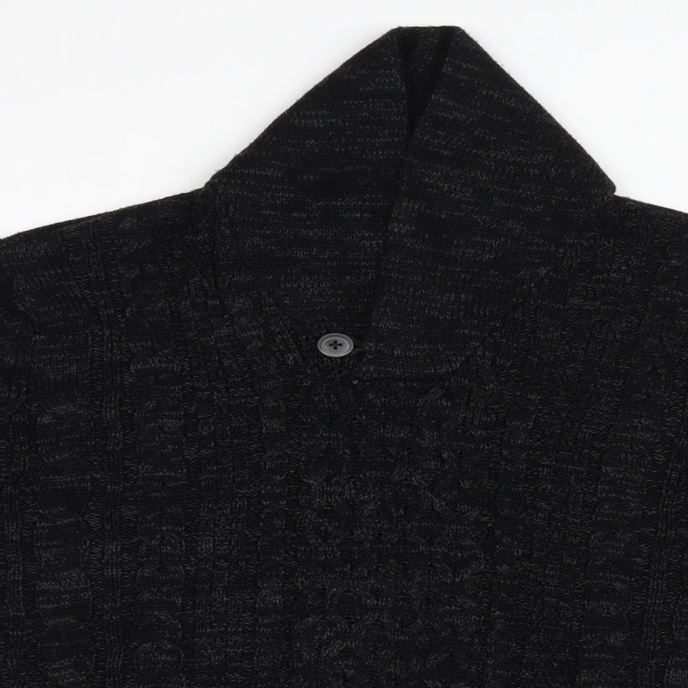Mens UK Size L Peacocks Black Jacket