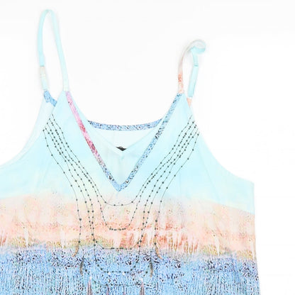 Womens UK Size 6 Sheilay Blue Camisole Tank