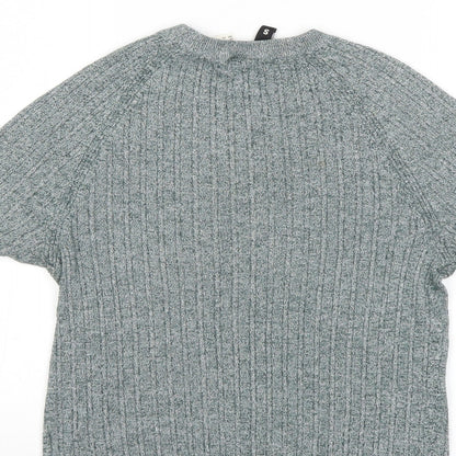 H&M Womens Grey  Knit Pullover Jumper Size S