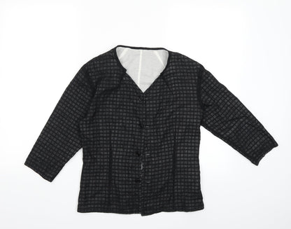 Womens UK Size M Preworn Black Jacket