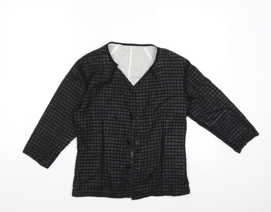 Womens UK Size M Preworn Black Jacket