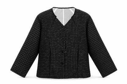 Womens UK Size M Preworn Black Jacket