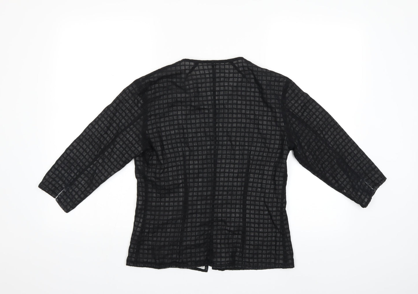 Womens UK Size M Preworn Black Jacket