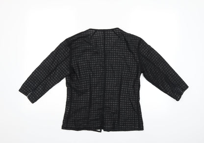 Womens UK Size M Preworn Black Jacket