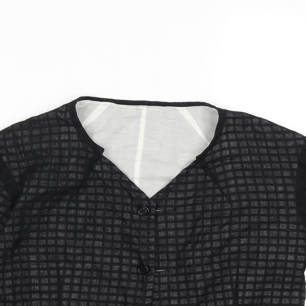 Womens UK Size M Preworn Black Jacket