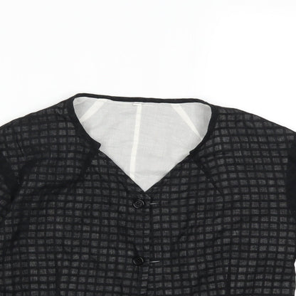 Womens UK Size M Preworn Black Jacket