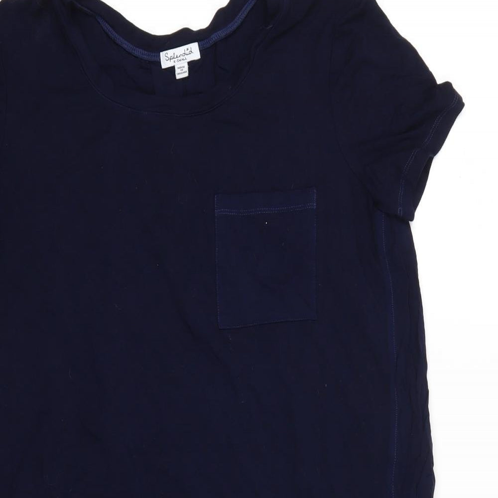 Splendid Womens Blue   T-Shirt Dress  Size XS