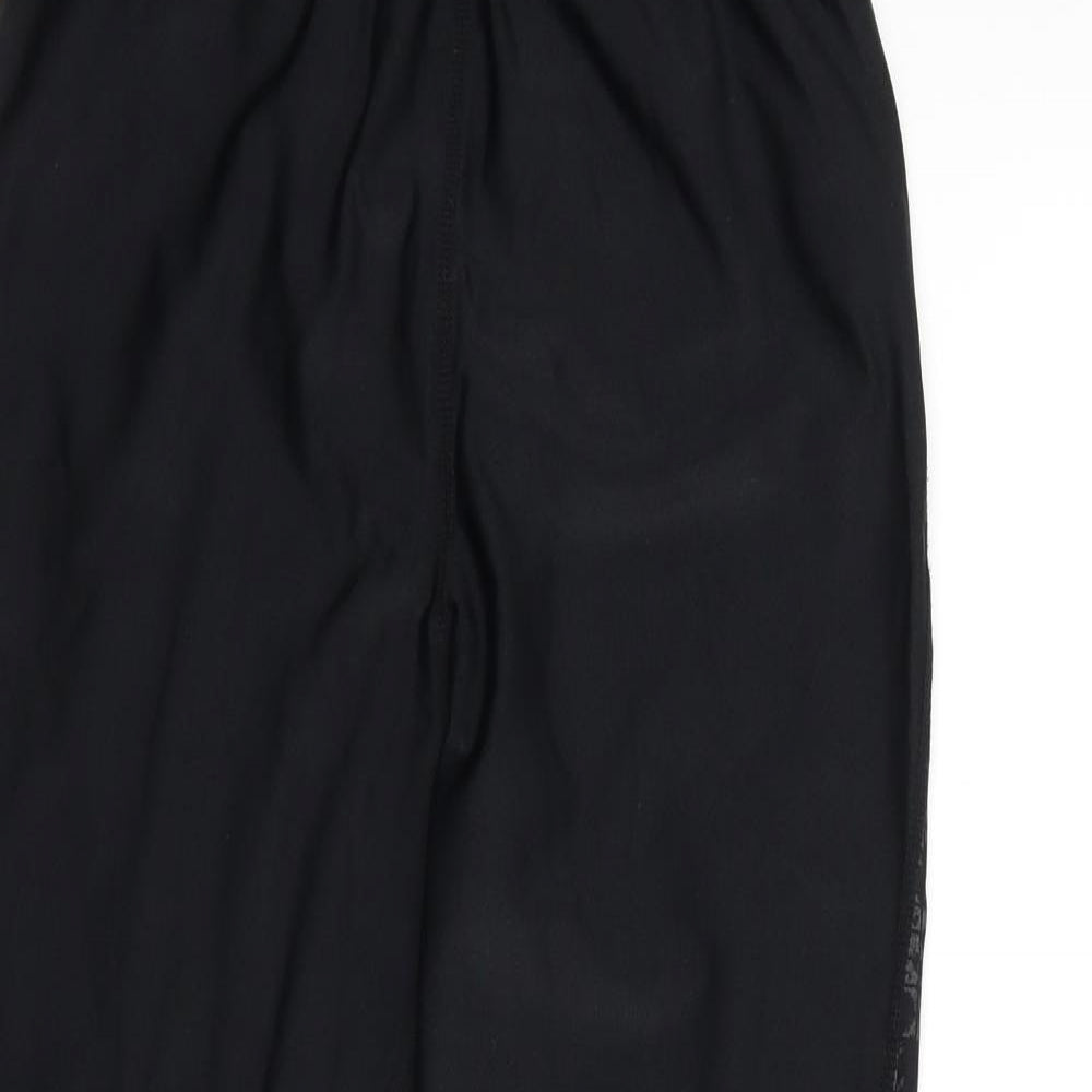 Womens UK Size L Preworn Regular Fit Snow Pants Black Trousers