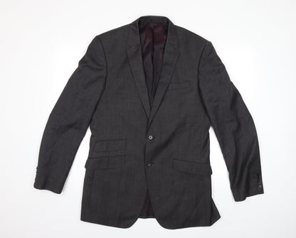 Mens UK Size 40 Marks and Spencer Regular Grey Suit Jacket