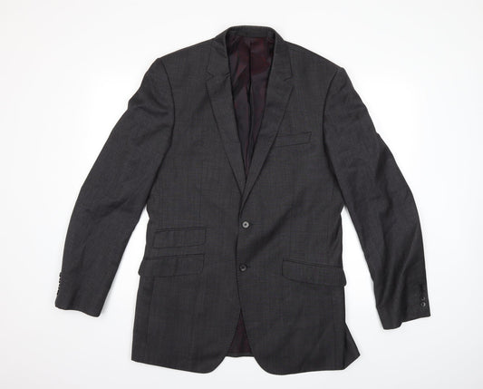 Mens UK Size 40 Marks and Spencer Regular Grey Suit Jacket