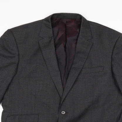 Mens UK Size 40 Marks and Spencer Regular Grey Suit Jacket