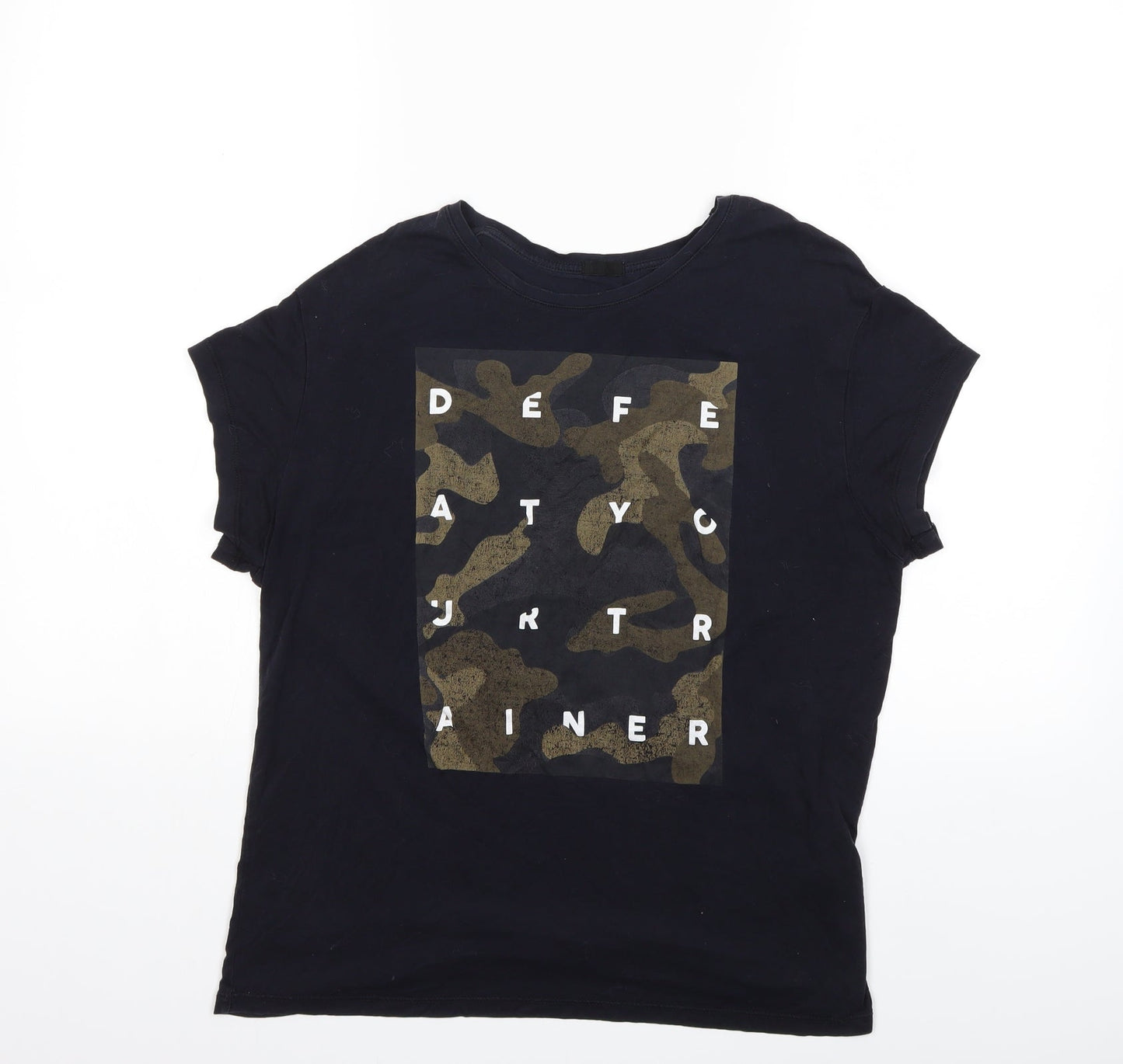 Oysho Mens Blue    T-Shirt Size S