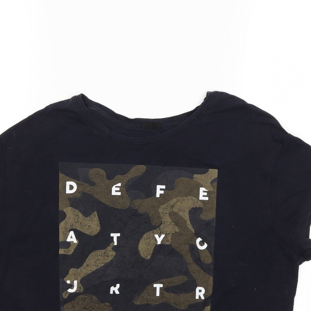 Oysho Mens Blue    T-Shirt Size S