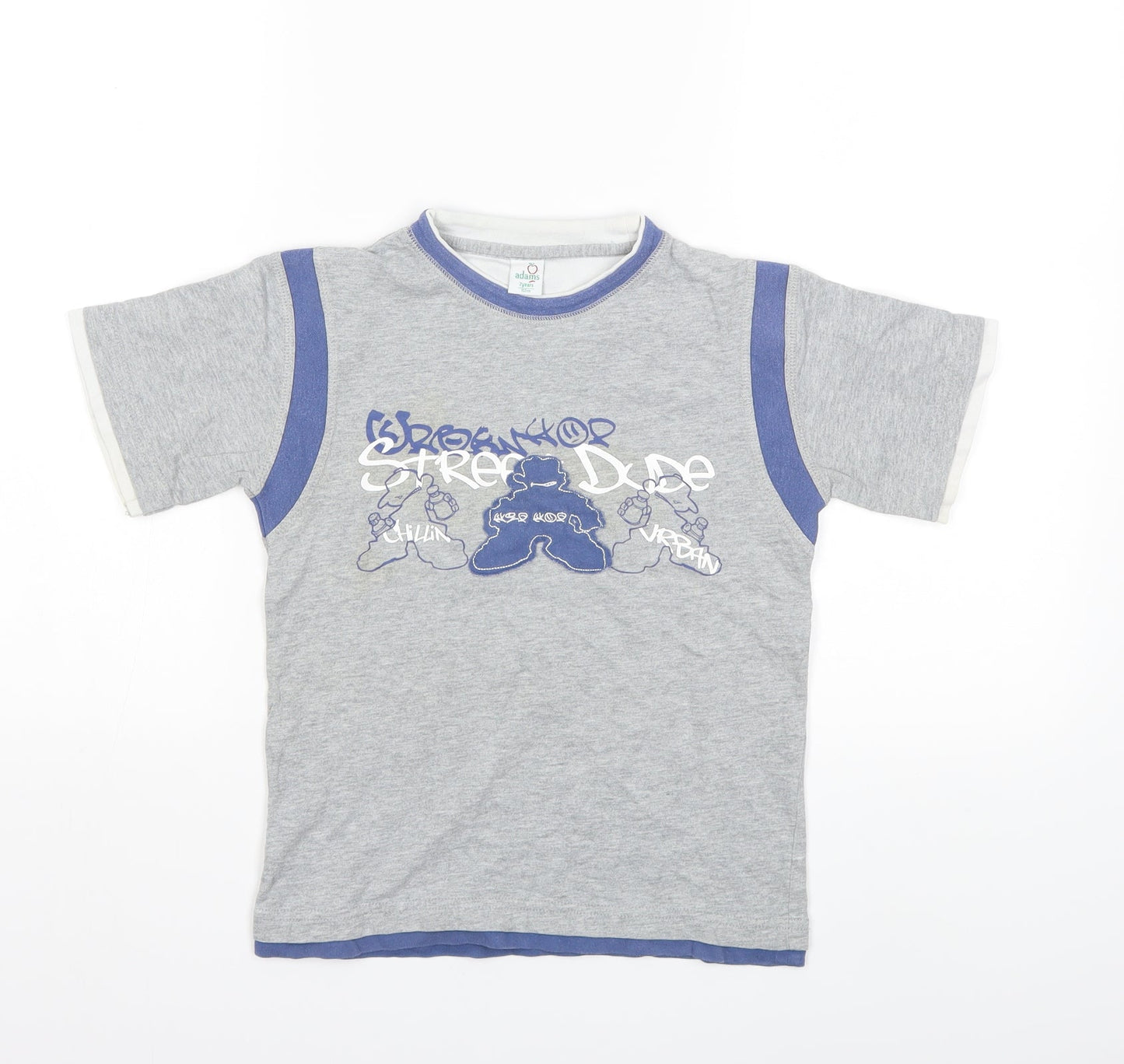 Adams Boys Green   Basic T-Shirt Size 7 Years