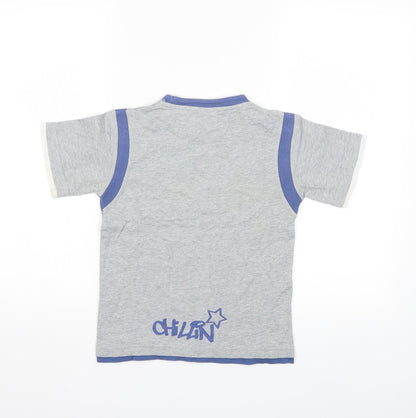 Adams Boys Green   Basic T-Shirt Size 7 Years