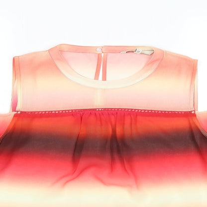 Womens UK Size 12 NEXT Red Basic Blouse