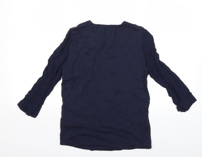 Massimo Alba Womens Blue   Basic Blouse Size XS