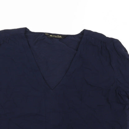 Massimo Alba Womens Blue   Basic Blouse Size XS