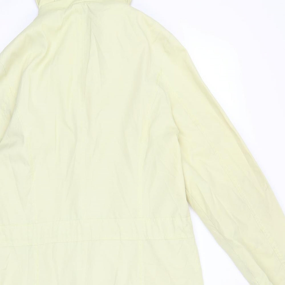 Womens UK Size 12 rowlands Yellow Rain Coat