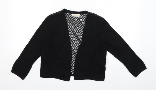 Per Una Womens Black  Knit Cardigan Jumper Size 10