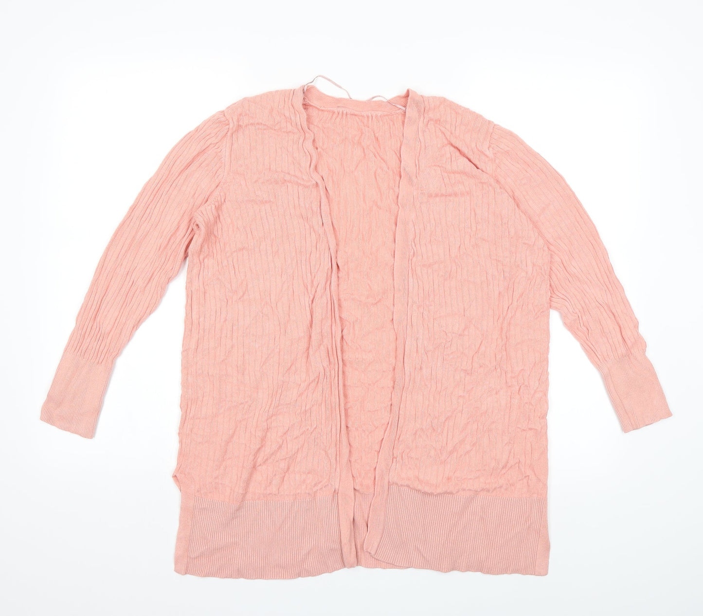 Oasis Womens Pink  Knit Cardigan Jumper Size L