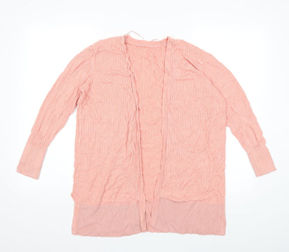 Oasis Womens Pink  Knit Cardigan Jumper Size L