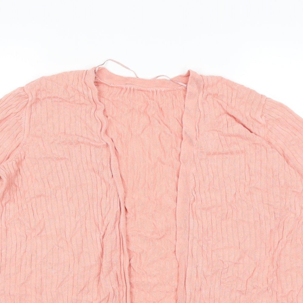 Oasis Womens Pink  Knit Cardigan Jumper Size L