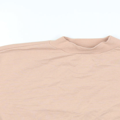 Monki Womens Pink   Pullover Sweatshirt Size XS