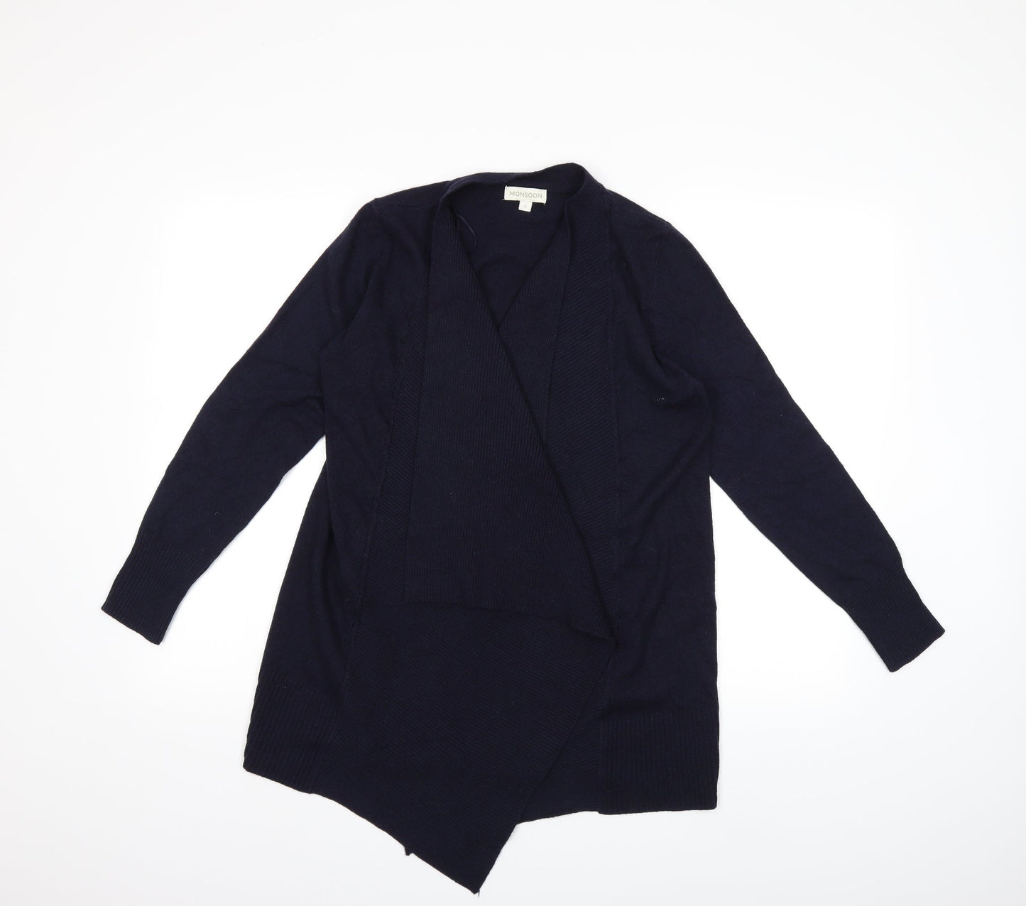 Monsoon Womens Blue  Knit Cardigan Jumper Size S