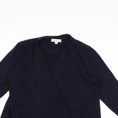 Monsoon Womens Blue  Knit Cardigan Jumper Size S