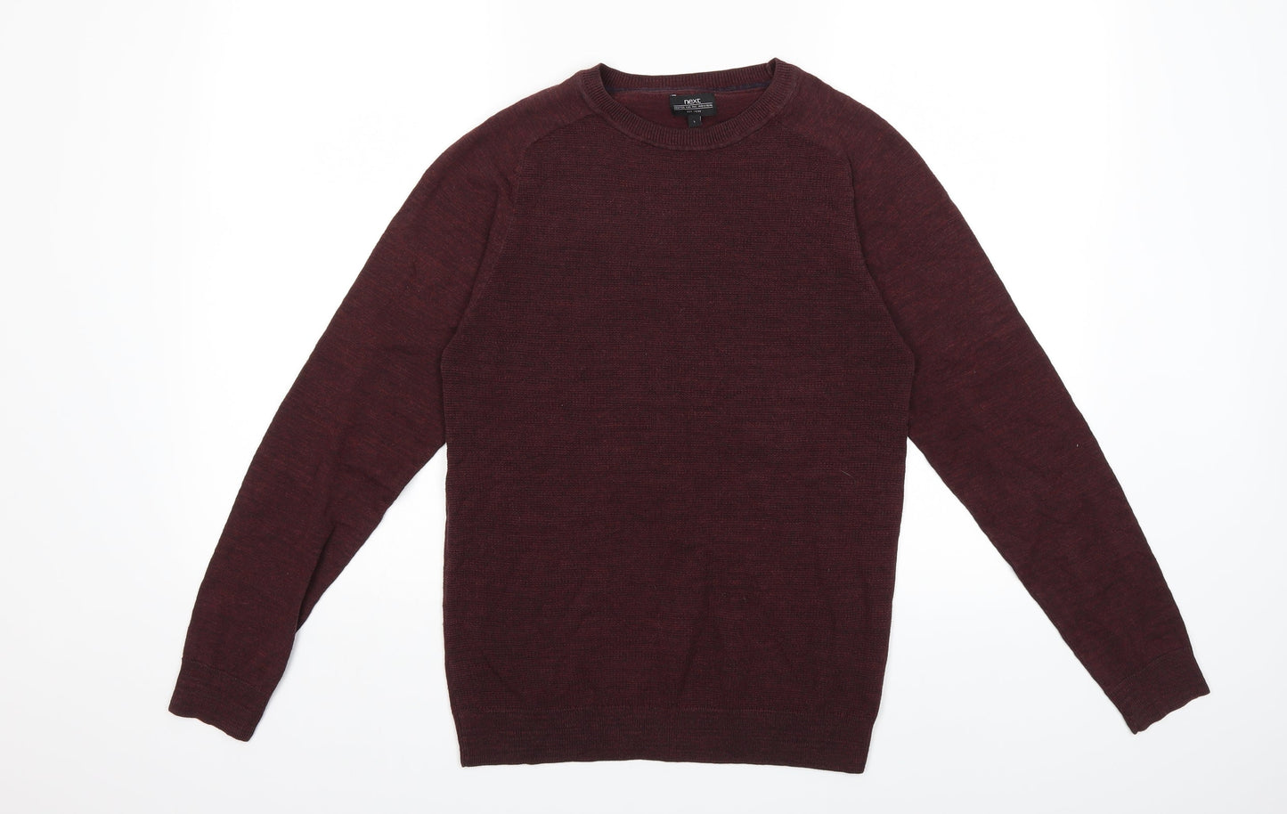 NEXT Mens Red  Knit Pullover Jumper Size S