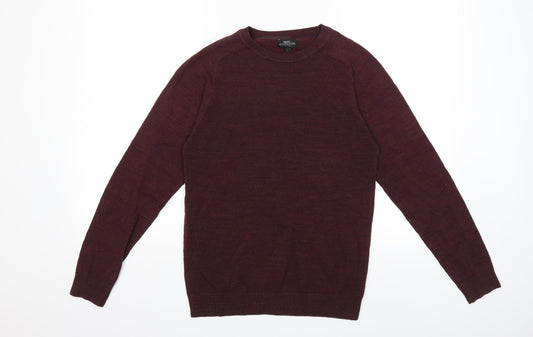 NEXT Mens Red  Knit Pullover Jumper Size S
