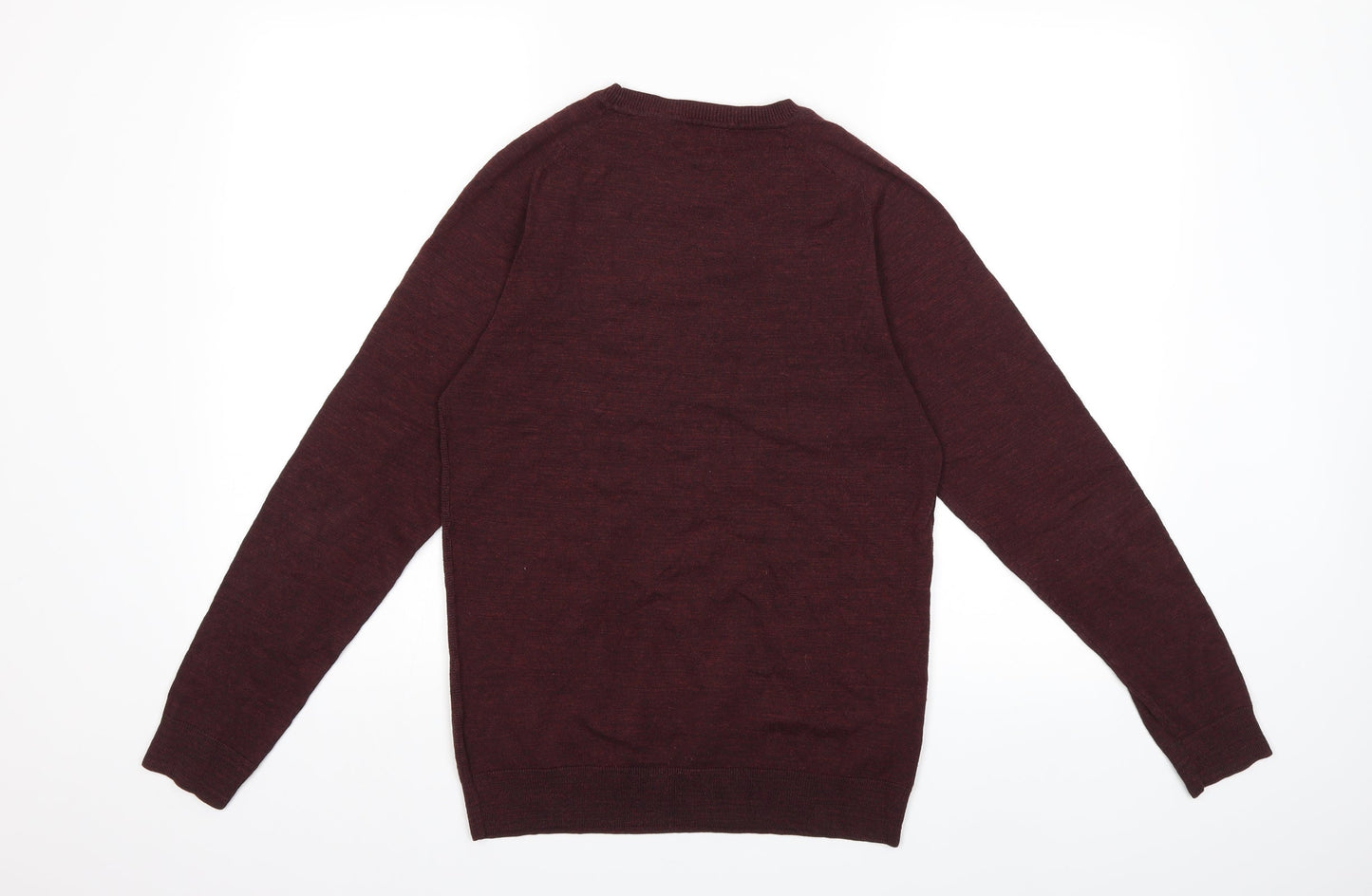 NEXT Mens Red  Knit Pullover Jumper Size S