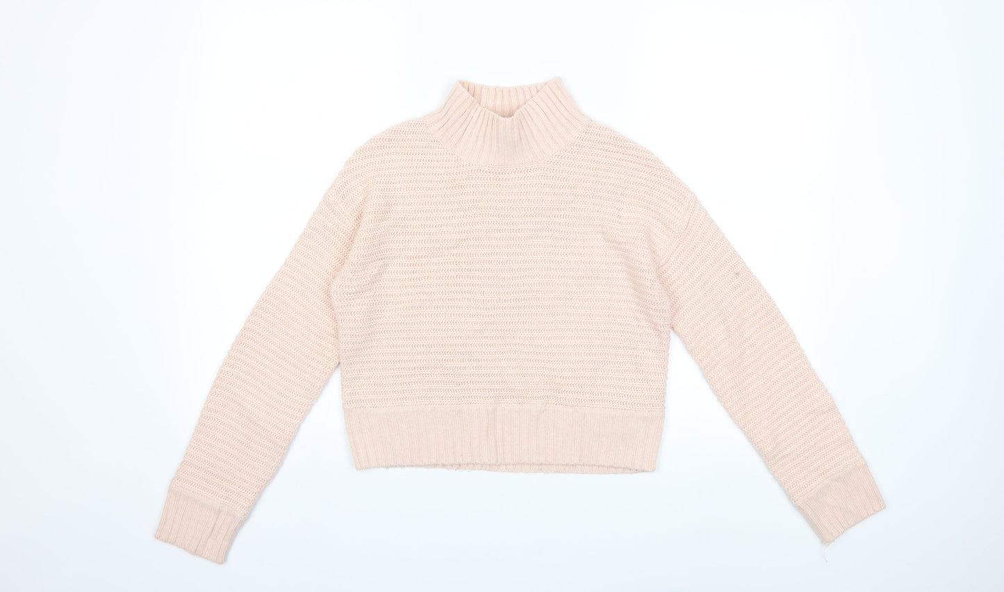 New Look Womens Pink  Knit Pullover Jumper Size 12